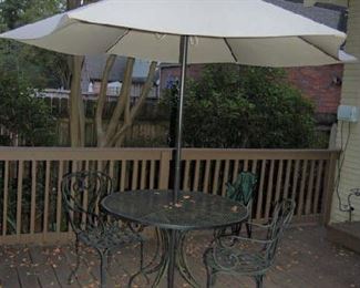 Metal patio furniture