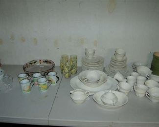 Assortment of dishes