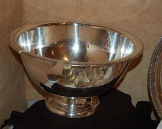 Hand polished silver and silver-plate