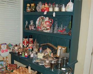One of two computer bookcase desks