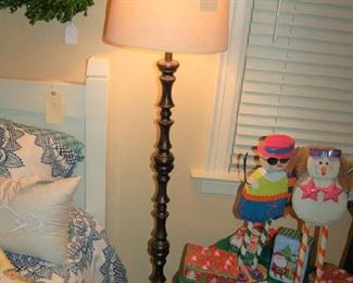 One of several floor lamps