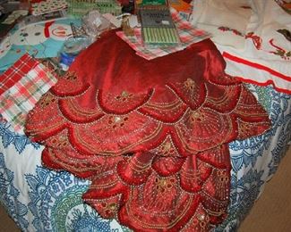 Christmas linens