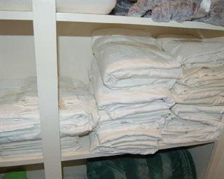 Linen closet full