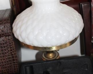Milk Glass lamp