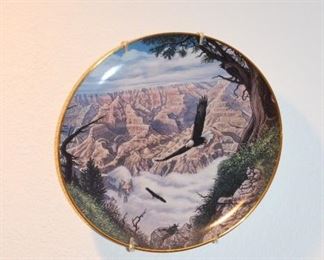 Eagle collectible plates