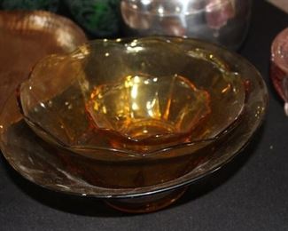 Amber glass