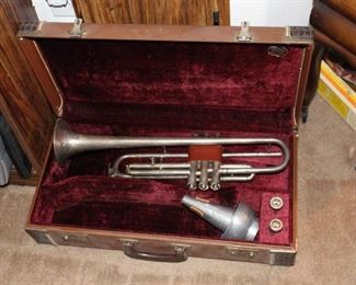 Vintage Silver Trumpet