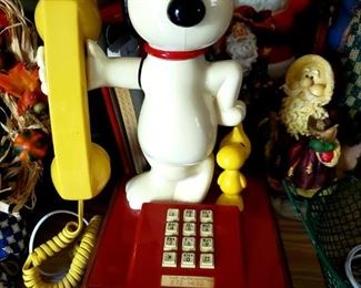 Snoopy & Woodstock phone