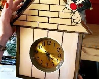 Sylvester and Tweety Wall Clock