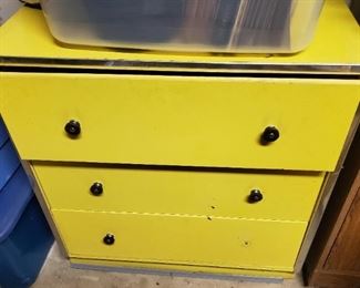 Yellow Dresser- Three Drawer 