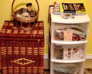 Organizer, Wicker Cabinet