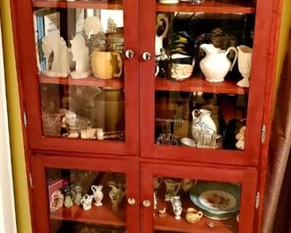 Hutch full of knickknacks 