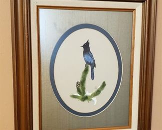 Set of Bird Paintings by Jackie Buffington 