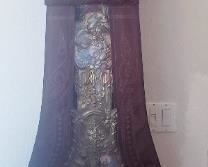 European tall case clock with fancy face plate by Le Page