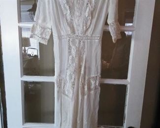 Beautiful handmade antique dress.