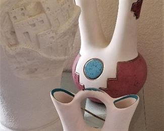 Native American wedding vase pottery