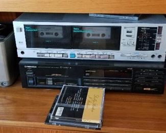Cassette and CD player