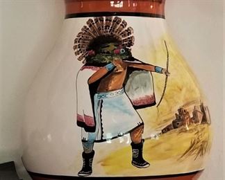 Pottery depicting Kachina