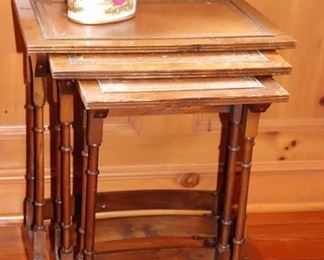 Wood Stacking Tables