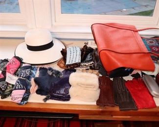 Women's Hats, Gloves, Scarves, Glasses Cases and Handbags