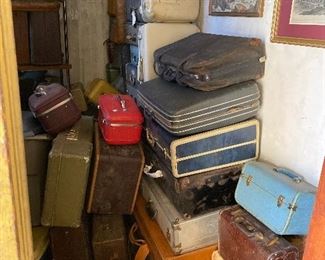 Take a look at all the vintage luggage