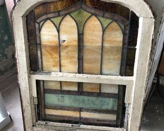Stained glass memory window