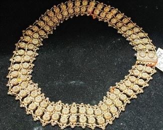 Beautiful very detailed. 825 Denmark Sterling necklace