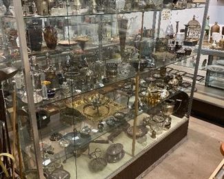 Fine selection of sterling silver candle holders toast holders and more