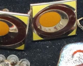 Mid-century modern cufflinks and more