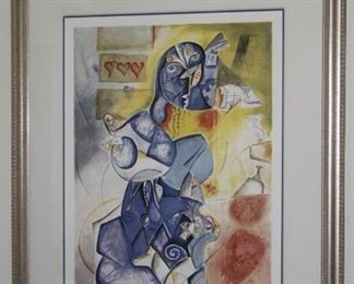 Child Prodigy Alexandria Nechita AP Print "Blueberry Man"