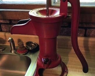 Vintage Cast Iron Water Pump 