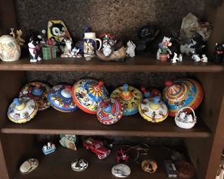 Vintage Spinning Top Collection