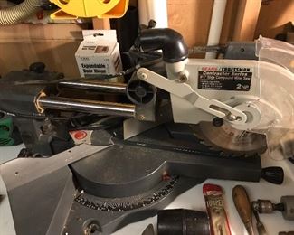 Craftsman 8 1/2 inch Slide Compound Miter Saw                         ( not tested )
