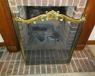 Fireplace screen 