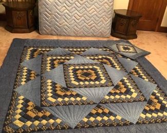Quilt by Donna Sharp 2003 with 2 pillow cases