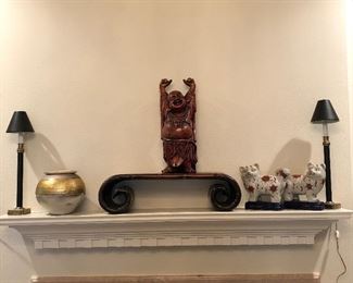 Buddy, shelf, cats, lamps, decor