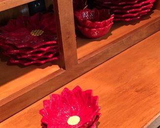 Poinsettia pottery