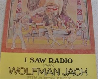 Wolfman Jack Advertisement Poster