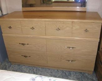 Fine Hardwoods Mid-Century Modern Dresser - Mirror