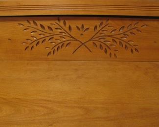 !920's Carved Wood Chest - Very Nice!