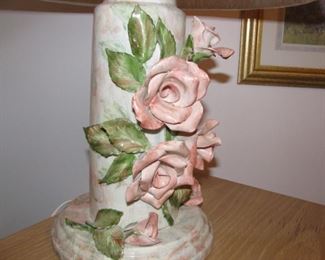 Porcelain Lamp Close up