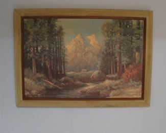 Robert Wood Signed Painting