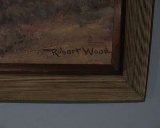 Robert Wood Signed Painting