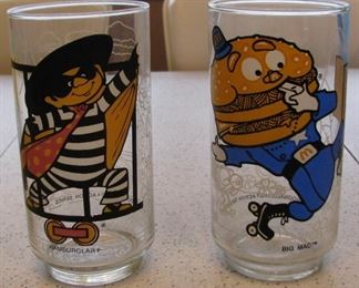 McDonald's Vintage Collectible Glasses