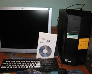 HP Desktop Computer - Cleaned and Restored
