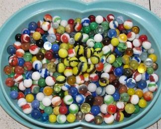 Glass - Wood Marbles