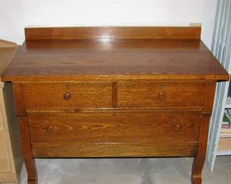 Antique Art Deco Curved Chest Drawers Dresser