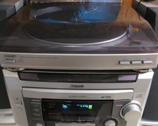 Nice Stereo!! Record - Cassette - CD Player Works Perfect