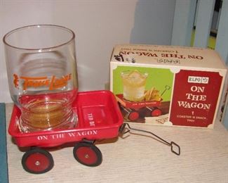 Antique Wagon Cup - Snack Holder