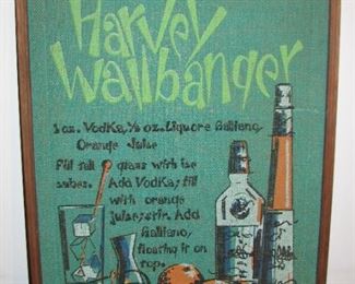 Harvey Wallbanger Drink Hanging